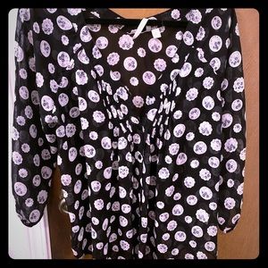 LC Lauren Conrad Button Down Blouse